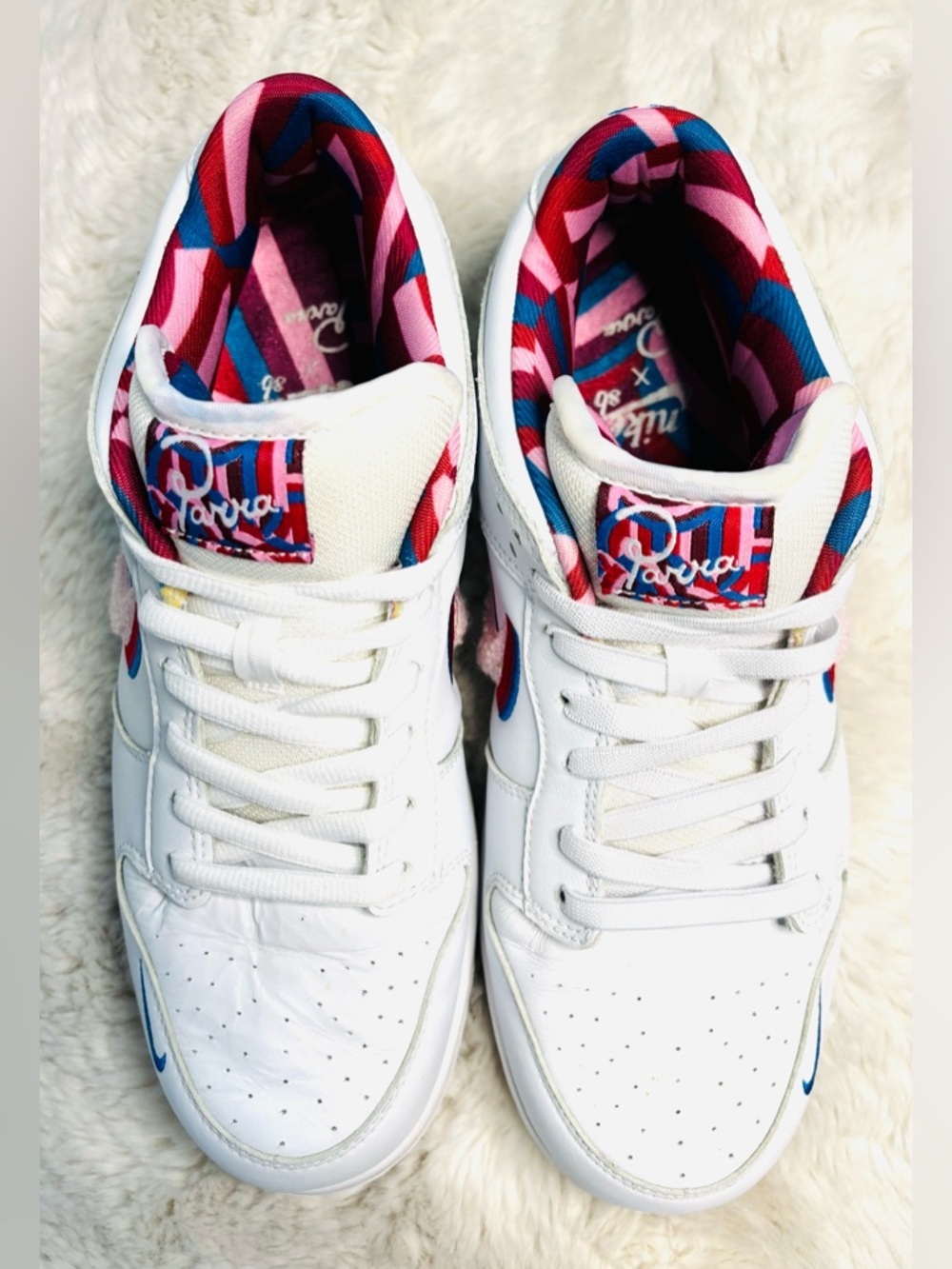 Nike SB Dunk Low OG QS x Parra Tennis Shoes Sneakers: Size: 9 - Picture 6 of 7